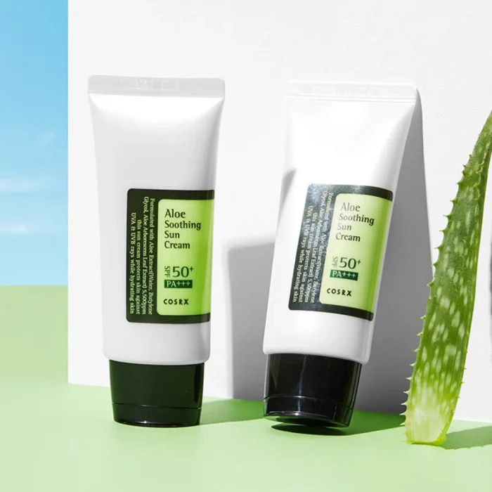 ضد آفتاب آلوئه ورا کوزارکس SPF50 حجم ۵۰ میل