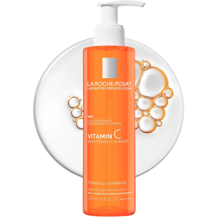 فوم شوینده روشن کننده ویتامین C لروش پوزای حجم ۲۰۰ میل