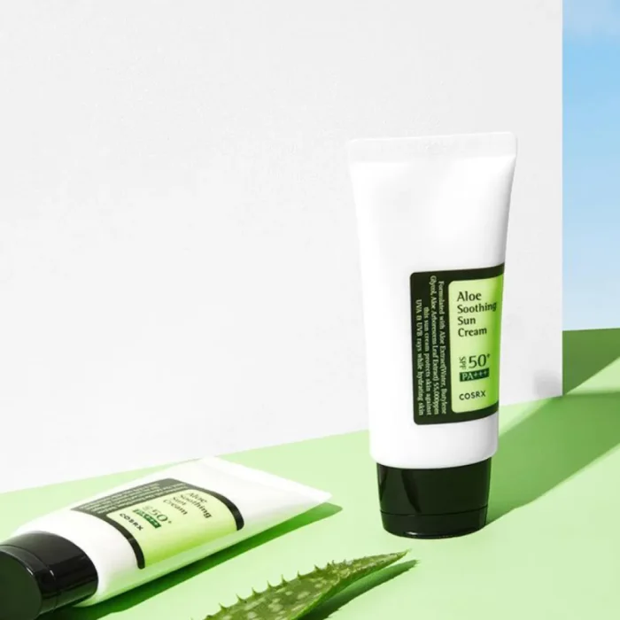 ضد آفتاب آلوئه ورا کوزارکس SPF50 حجم ۵۰ میل