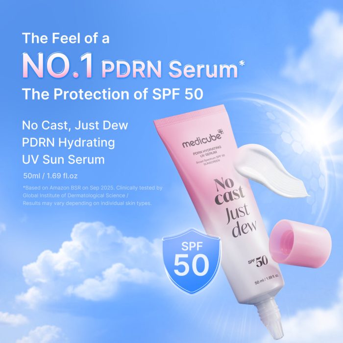 ضد آفتاب PDRN مدی‌کیوب حجم ۵۰ میل SPF 50 - Image 2