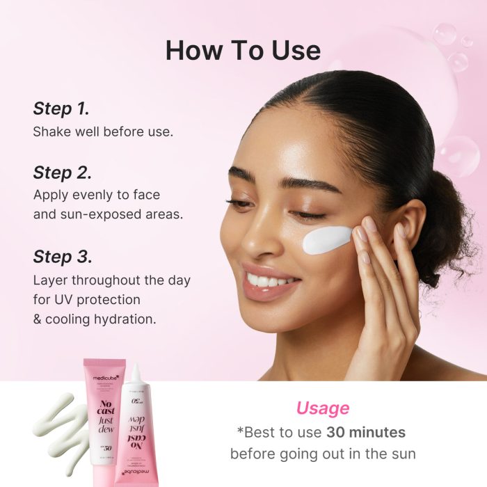 ضد آفتاب PDRN مدی‌کیوب حجم ۵۰ میل SPF 50 - Image 7