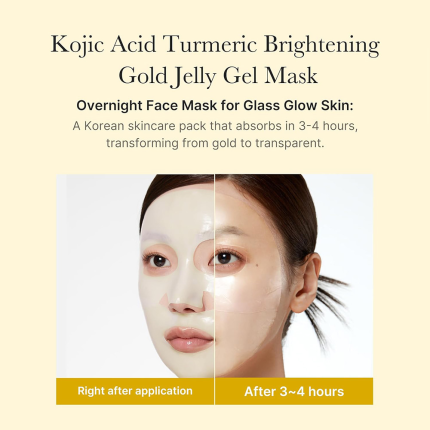 ماسک ورقه ای روشن کننده کوجیک اسید و زردچوبه مدیکیوب حجم ۲۸ گرم